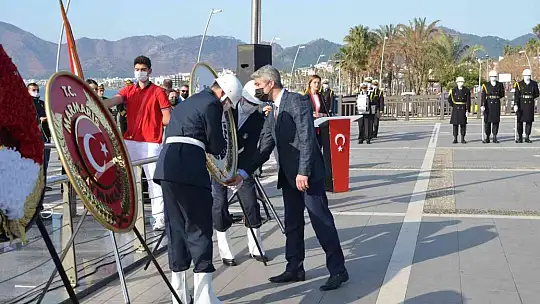 Çanakkale Zaferi Marmaris'te törenlerle kutlandı