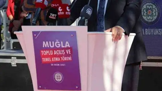 CHP Genel Başkanı Kılıçdaroğlu Muğla'da açılış ve temel atma törenine katıldı