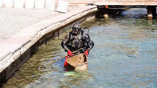 Çöpten değil denizden çıktı