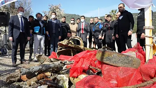 Çöpten değil denizden çıktı