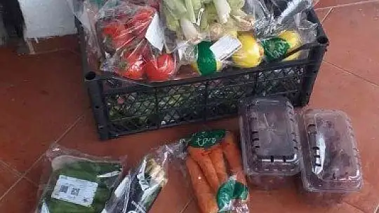 Çöpten taze meyve sebze çıktı