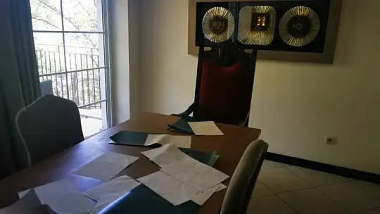 Cumhurbaşkanı Erdoğan'ın konakladığı oteldeki hain darbe girişiminin izleri muhafaza ediliyor