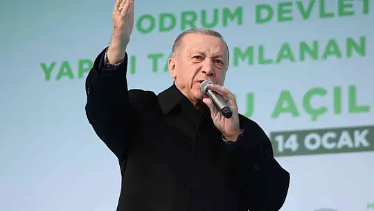 CUMHURBAŞKANI ERDOĞAN, MUĞLA'DA KONUŞTU