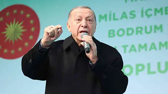 CUMHURBAŞKANI ERDOĞAN, MUĞLA'DA KONUŞTU