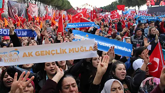 CUMHURBAŞKANI ERDOĞAN, MUĞLA'DA KONUŞTU