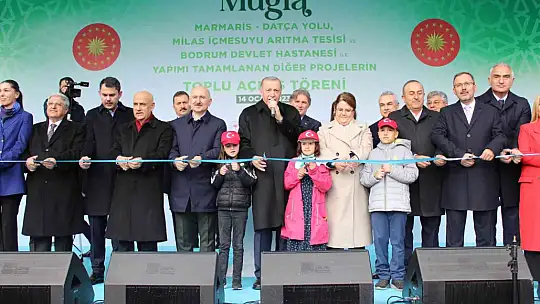 CUMHURBAŞKANI ERDOĞAN, MUĞLA'DA KONUŞTU