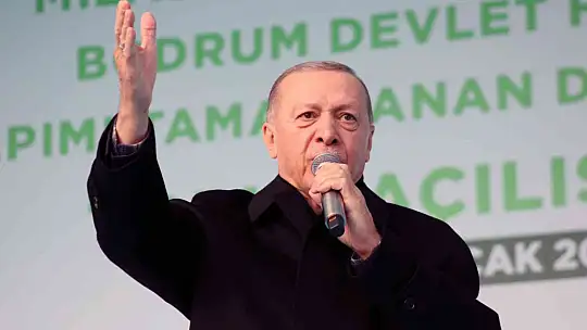 CUMHURBAŞKANI ERDOĞAN, MUĞLA'DA KONUŞTU