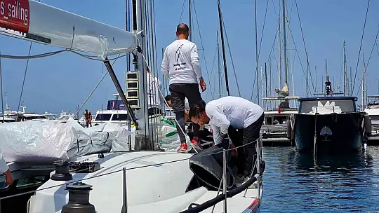 Cumhurbaşkanlığı 3. Uluslararası Yat Yarışları'nda ilk tekne Bodrum'a ulaştı