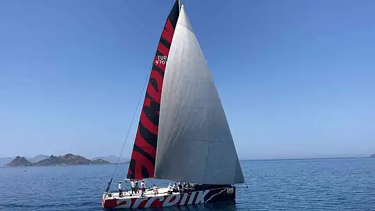 Cumhurbaşkanlığı 3. Uluslararası Yat Yarışları'nda ilk tekne Bodrum'a ulaştı