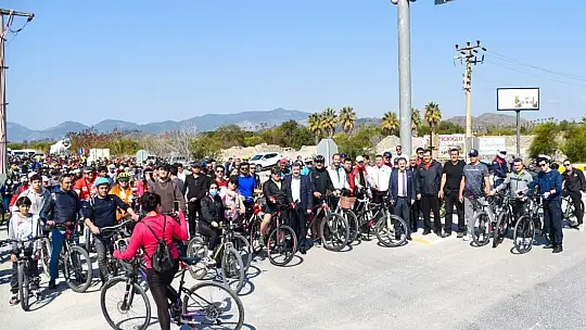 Dalaman'da bisiklet turu düzenlendi