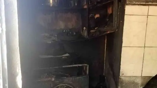 Dalaman'da çöp evde yangın