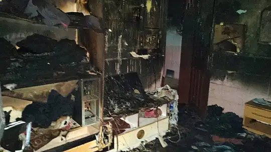 Dalaman'da ev yangını