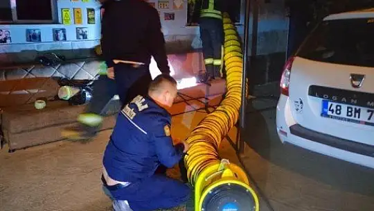 Dalaman'da ev yangını