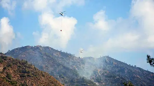 Dalaman yangını kısmen kontrol altında