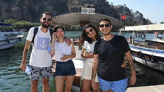 Dalyan'da bayram yoğunluğu başladı