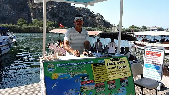 Dalyan'da bayram yoğunluğu başladı