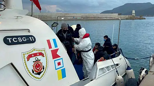 Datça açıklarında 36 düzensiz göçmen kurtarıldı