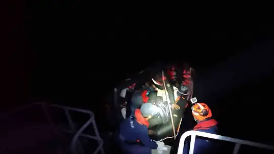 Datça'da bir gecede 60 göçmen kurtarıldı