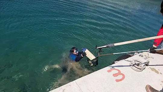 Datça'da deniz dibi temizliği yapıldı