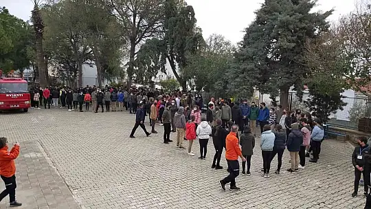 Datça'da deprem ve tahliye tatbikatı yapıldı