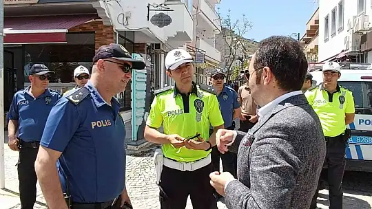 Datça'da güvenli trafik anlatıldı