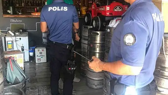 Datça'da kaçak içki denetimi