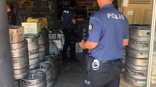 Datça'da kaçak içki denetimi