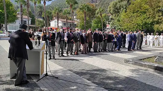 Fethiye'de Gaziler Günü Törenle Kutlandı