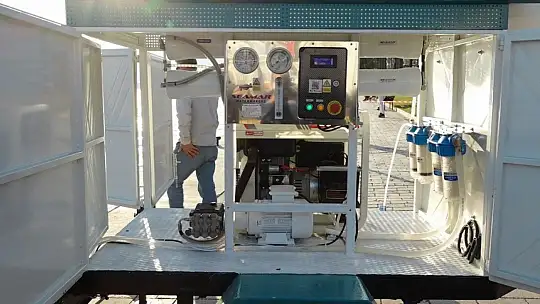 Deniz suyunu, içme suyuna dönüştürdüler