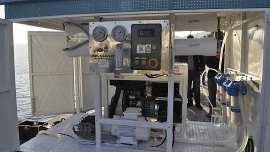 Deniz suyunu, içme suyuna dönüştürdüler