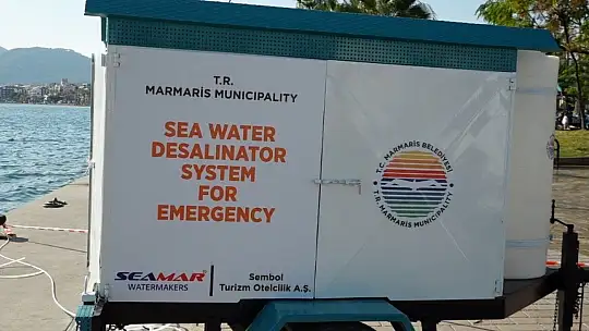 Deniz suyunu, içme suyuna dönüştürdüler