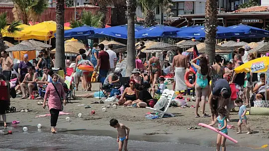 Denizi görünce virüsü unuttular