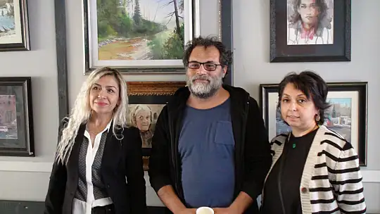 AZİZ ÇETİNKAYA SERGİSİ AÇILDI