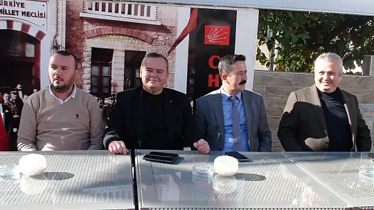 BAŞKANLARDAN CHP İLÇE TEŞKİLATINA ZİYARET