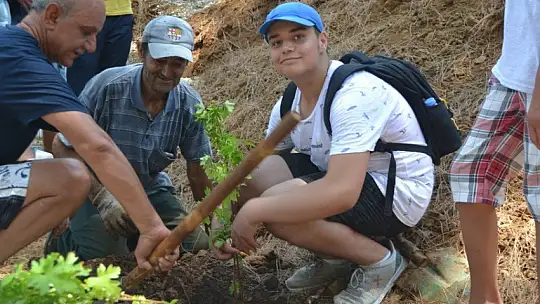 Büyük Samanlık Plajı'nda Ağaç Dikim Etkinliği