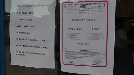 Fethiye'de ekmeğe zam gelecek mi?