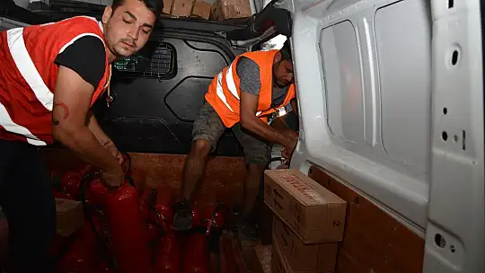 FTSO, Yangın Bölgelerine Destek Verdi