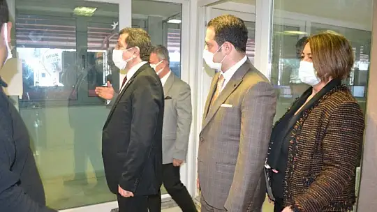 Vali Tavlı'dan İGD ve SED Medya'ya ziyaret