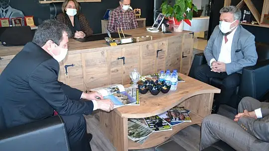 Vali Tavlı'dan İGD ve SED Medya'ya ziyaret