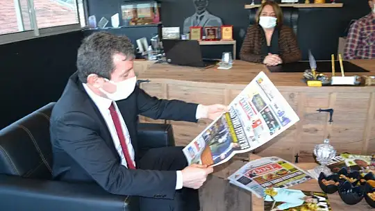 Vali Tavlı'dan İGD ve SED Medya'ya ziyaret