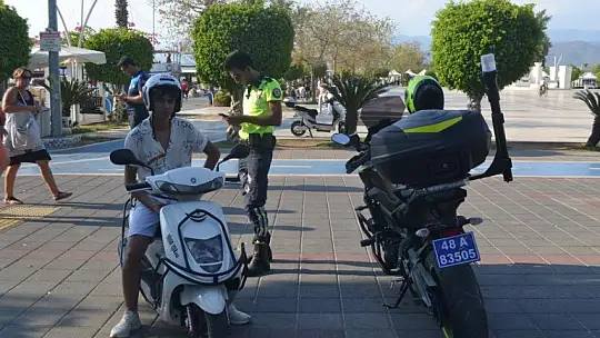 Trafiğe Kapalı Alanlarda Motor Kullananlara Ceza Yağdı