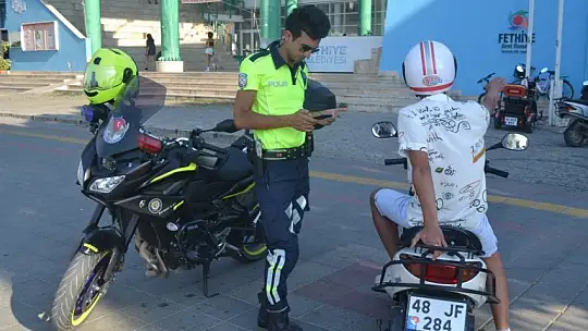 Trafiğe Kapalı Alanlarda Motor Kullananlara Ceza Yağdı