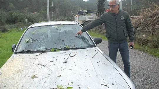 Hortum İnlice'de zarara yol açtı 