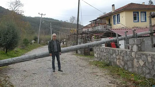 Hortum İnlice'de zarara yol açtı 