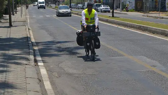 Türkiye Turuna Çıkan Kazak Bisikletçi Fethiye'de