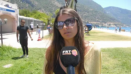 Ölüdeniz'de at turu 