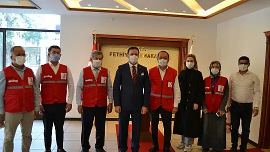 Kızılay'dan Kaymakam Fırat'a ziyaret