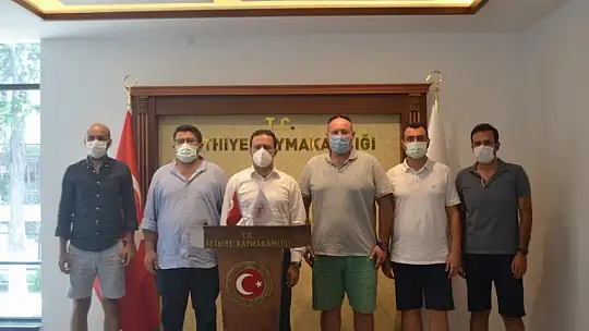 Başkan Kökten'den, Kaymakam Fırat'a iadeyi ziyaret