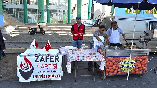 Fethiye Zafer Partisi Atatürk Hayrına Lokma Döktürdü