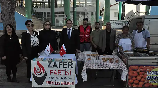 Fethiye Zafer Partisi Atatürk Hayrına Lokma Döktürdü